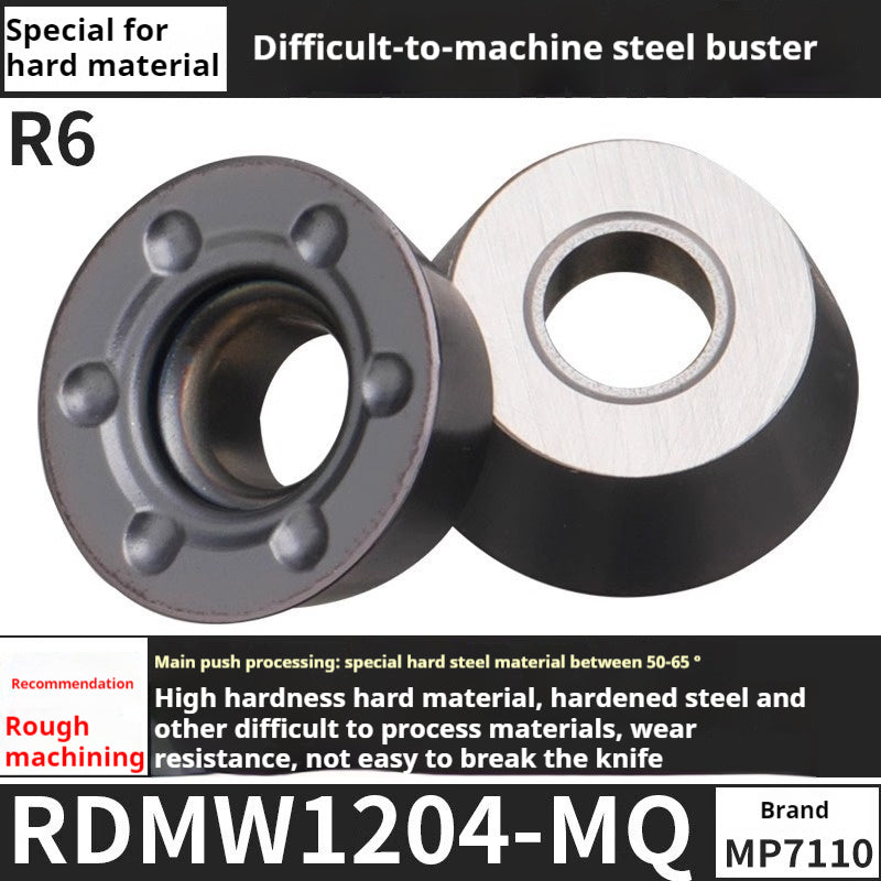 2036-CNC milling inserts, RPMW carbide R5 machining center, R4 milling machine, R6 milling inserts, RPMT round cutter cutters Shandong Denso Pricision Tools Co.,Ltd.